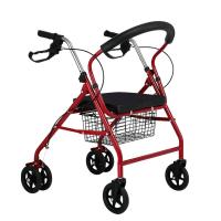 ราคา 3 years warranty Walker Walker walking wheelchair elderly rollator foldable walking wheelchair walking wheelchair lightweight anti rust aluminum frame elderly wheelchair 3 years warranty free Car car 