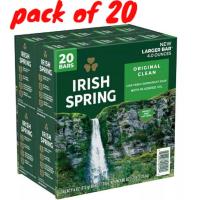 ราคา Irish Spring Original Clean Bar Soap Pack of 20 (21663917234)