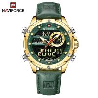 ราคา NAVIFORCE นาฬิกาผู้ชาย Sports นาฬิกา แท้ ผู้ชาย Waterproof Multifunctional Digital นาฬิกา ผู้ชายนาฬิกา นาฬิกา Leather Watches NF9208 (21883791398)
