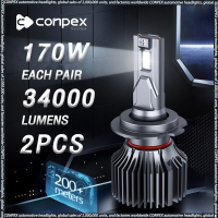 ราคา CONPEX M10 170W 34000LM Car headlights led อดไฟห หลอดไฟหน้ารถยนต์ หลอดไฟหน้ารถยนต์ หลอดไฟหน้า led h4 9005 9006 H1 H4 H7 H11 หลอดไฟ led รถยนต์ ไฟ h4 หลอดไฟ h11 หลอดไฟหน้า led ไฟหน้ารถ car headlights ไฟ