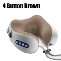 ราคา หมอนนวดคอไฟฟ้า Massage Neck Pillow เครื่องนวดคอไฟฟ้า หมอนแก้ปวดคอ เครื่องนวดไฟฟ้า (21289793269)