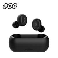 ราคา QCY T1C BT5 0ชุดสีฟ้าบลูทูธไร้สายหูฟัง3D สแตนเลส Arriva O TWS หูฟัง Dual Mic HD หูฟังปรับแต่ง APP (18378007857)