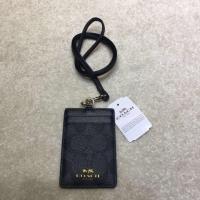ราคา Coach F65573ผู้ถือนามบัตร สายคล้องบัตร ผู้ถือบัตรทำงาน ผู้ถือบัตรธนาคาร รายการ ID ผู้ถือบัตรธุรกิจเชือกเส้นเล็ก (21154037368)