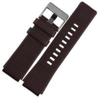 ราคา Itchi rib convex watch band for matched for Diesel DZ1089 dz1123 dz1132 dz4131 leather watch chain 28 x 22mm 26x17mm wristband (19111411025)