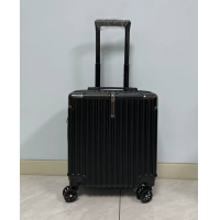 ราคา กระเป๋าเดินทาง18นิ้ว กระเป๋าเดินทางล้อลาก Trolley Bag กรอบอลูมิเนียม วัสดุPC ล้อที่ถอดได้ กรณีรถเข็นแฟชั่น Suitcase (22105844326)