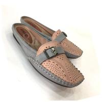 ราคา ส่งเร็วพิเศษ 8am รองเท้าคัชชูส้นเตี้ย รองเท้าเพื่อสุขภาพเปิดส้น หนังนิ่ม oxxo พี้นแบน หนังนิ่มมาก พี้นยางสั่งทำพิเศษ พี้นสูง1เซน ใส่สบาย X11607 (21532920137)