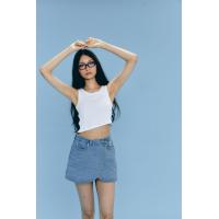 ราคา Pre Order เริ่มจัดส่ง 15 7 The Freckled Market Half Cut Tank Top เสื้อแขนกุด ปลายเฉียง (21826024714)