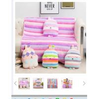 ราคา LILY TH12 หมอนผ้าห่ม ตุ๊กตาคราฟ มีเป้สะพาย ผ้าห่มขนาด 3 ฟุต ร้านจัดคละสี1ตัว มีเก็บเงินปลายทาง (21999321367)