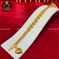 ราคา รับประกันสินค้า สร้อยข้อมือ น้ำหนัก 1 บาท ทองปลอม ชุบเศษทองไมครอน 100 กำไรข้อมือ ทองชุบ ทองโคลนนิ่ง เหมือนจริงที่สุด (21639687949)