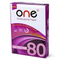 ราคา กระดาษ A4 ONE สีขาว 80 เเกรม ONE กระดาษถ่ายเอกสาร A4 80 แกรม ลัง 5 รีม (22088591640)