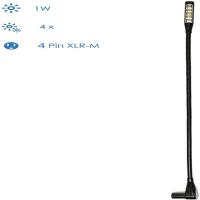 ราคา for Midas M32 Gooseneck Lamp 4pin XLR lampu sudut kanan pengadun DJ lampu 4pin lampu 4 pin XLR lampu (21111967643)