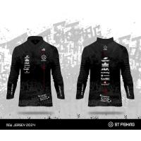 ราคา เสื้อ ST Fishing Jersey 2024 แก๊งเสื้อดำ Men in black (21946235466)