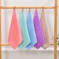 ราคา พร้อมส่ง ผ้าเช็ดหน้านาโน สีชมพู หนานุ่ม ซับน้ำได้ดี ขนไม่หลุดง่าย สีสันสดใส (22195445364)