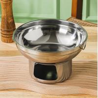 ราคา หม้อไฟ ต้มยำ หม้อต้มยำ หม้อจิ้มจุ่ม ไม่มีปล่อง สแตนเลส ขนาด หม้อใส่ต้ม หม้อใส่แกง สแตนเลส (22036566688)