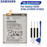 ราคา Samsung แบตเตอรี่ Samsung สำหรับ GALAXY A20e A10e A102W A102U A202F EB BA202ABU ของแท้แบตเตอรี่ 3000MAh (21728016885)