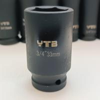 ราคา ลูกบล็อกยาว บล็อกลม 3 4 6หุน เบอร์ 33 มม สำหรับ บล็อกลม บล็อกแบต บล็อกไฟฟ้า IMPACT SOCKET (19716742795)