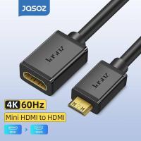 ราคา Jasoz Micro HDMI Male to HDMI Female Adapter Cable 20cm Mini Hdmi To Hdmi Cable 4K for Camera (21481907017)