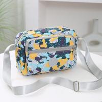 ราคา รุ่นใหม่ SH store กระเป๋าสะพายข้างสําหรับผู้หญิง จุของได้เยอะ สไตล์เกาหลี เรียบง่าย ผ้าไนลอน มีซิป 8สี มีซิป 5อัน (22144864608)