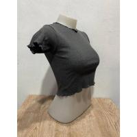 ราคา เสื้อครอปคอหยักแขนหยักชายหยักแขนสั้น เอวลอย ผ้าร่อง เสื้อครอปแขนสั้น แขนหยัก ชายหยัก ผ้าร่อง เสื้อสายฝอ ครอปชายหยัก (19316951963)