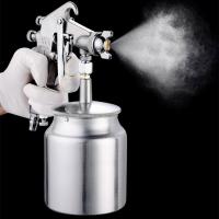 ราคา shipping 24 hours กาพ่นสี แบบหงาย รุ่น F75 and ระบบดูดสีก้นถ้วย F75 หัวพ่น 1 5 แบบหงาย Gravity type Model F75G กาบนพ่นสี 400 cc กาพ่นสีปั้มลม เครื่องพ่นสี หัวพ่นทองเหลือง (21963018952)