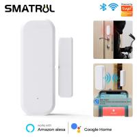 ราคา SMATRUL Tuya Smart WiFi Door Sensor เซนเซอร์ประตูหน้าต่างเซนเซอร์ประตูเซ็นเซอร์ประตูกันขโมยกันขโมยบ้าน tuya Door Sensor (22121769434)