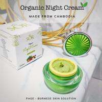 ราคา SOR ORGANIC NIGHT Cream for all skin types Whitening Sensitive Skin Hydrating (21754979297)