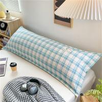 ราคา SUNLIGHT HOME ผ้าฝ้ายลินินปลอกหมอนยาวปลอกหมอนข้างลายสก๊อตระบายอากาศได้ดียาวปลอกหมอน (21551025466)