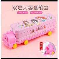 ราคา กล่องดินสอ กระเป๋าดินสอ ดิสนีย์ สองชั้น กล่องดินสอลาย การ์ตูน เอลซ่า มิกกี้ มินนี่ กัปตัน ออฟติมัส มี ใบมีดหมุน Pencil Box ดิสนีย์ (20186174879)