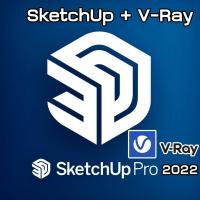 ราคา ส่งทางแชท Sketchup pro 2024 2022 โปรแกรมออกแบบ 3 มิติ Win mac ติดตั้งเองได้ง่าย ตัวเต็ม ถาวร (17264458582)