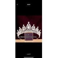 ราคา มงกุฎเจ้าสาว เจ้าหญิง มงกุฎเทียร่า คาดศีรษะ ประดับเพชร สำหรับงานแต่งงาน พร้อมส่งในไทย (21736392322)