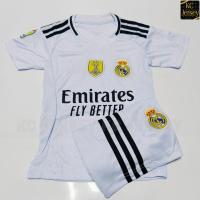 ราคา ชุดกีฬาเด็ก เรอัล มาดริด Real M ใหม่ล่าสุด ปี 2024 มีชุดเหย้า มีไซส์ 14 30 ใส่ได้ เด็กอายุ 1 ขวบถึง 14 ขวบ เสื้อพร้อมกางเกง (10414015155)