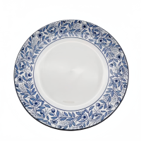 ราคา QIQI จานเซรามิก ชาม ถ้วย มีสไตล์จีนสีน้ำเงิน 3ใบ ชุด (21382351211)