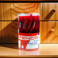 ราคา ปากกา Pencom OG05 RD ปากกาหมึกน้ำมันแบบกดสีแดง 50 ด้าม ยกกล่อง (21985416580)