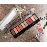 ราคา Sivanna HF697 Colors Luxury Velvet Eyeshadow 10สี ของแท้100 (18022646401)
