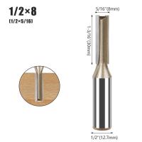 ราคา Unnicoco เราเตอร์บิต CNC แบบสองหัวดอกสว่านตรง H30mm 1ชิ้น12 7มม เครื่องตัดมิลลิ่ง (21348489290)