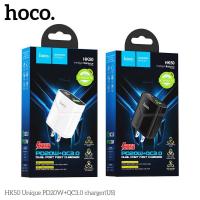 ราคา Hoco HK50 PD20W USB QC3 0 หัวชาร์จพร้อมสายแบบชาร์จเร็ว แท้100 (21291763556)