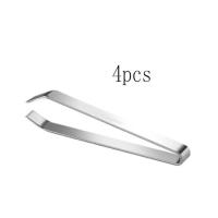 ราคา ที่ดึงผมสแตนเลสกิ๊บหมูครัวไก่กำจัดขนปลากระดูกสันหลังกระดูกปลาคลิปแหนบดึงผมเป็ดผมหมู 4 แพ็ค (21753531975)