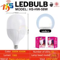ราคา รับประกัน หลอดไฟ LED 128W 88W 68W 58W 48W หลอดไฟ ใช้ไฟฟ้า220V แสงขาว วอร์ม ขาว ขั้วหลอดไฟ e27 (21686914173)