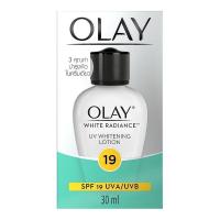 ราคา ฝาดำ OLAY White Radiance 3 in 1 UV Whitening Lotion 30 ml โอเลย์ ไวท์ เรเดียนซ์ ยูวี ไวท์เทนนิ่ง โลชั่น 6046 (21631424064)