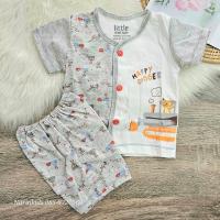 ราคา sale 2 อัพเดทลายใหม่ ชุดแขนสั้นแรกเกิด 3เดือน little home baby cotton 100 (22024104265)