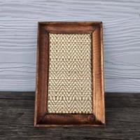 ราคา ถาดสานบัวหงาย ขนาด 5 x 8 นิ้ว สินค้าราคา 55 บาท 1 ชิ้น ขนาดกว้าง 13 ซม x 20 ซม x 2 ซม ถาดสาน ถาดเสิร์ฟน้ำ ถาดเช็คบิล ถาดวางเมนู ลายสานเสื่อ มี 2 ลาย เสื่อทอ และ เสื่อกก (22005327442)