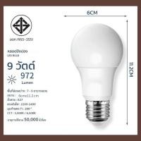 ราคา หลอดไฟ LED หลอดแบบเกลียว E27 กระแสไฟ 220 240V เทคโนโลยี LED ไม่มีรังสี พร้อมส่ง (21968482633)