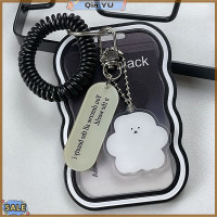 ราคา New For Tues Qin YU ที่ใส่บัตรรูปถ่ายแบบใสมีที่ใส่บัตรรูปพวงกุญแจซองบัตรนักเรียนบัตรเคสป้องกันภาพถ่าย (21246984630)