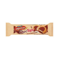 ราคา Mcvites Digestives ChocoTops Milk Chocolate Dark Chocolate Lemon Raspberry Flavor แมคไวตี้ส์ ไดเจสหีฟ เอมท็อปส์ (22027972817)