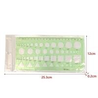ราคา ELECTRONIC CIRCUIT การวาดภาพทางเทคนิค ไม้บรรทัดไม้บรรทัดไม้บรรทัด แม่แบบเรขาคณิต พลาสติกทำจากพลาสติก ลายฉลุวงกลม เฟอร์นิเจอร์สถาปนิก เครื่องเขียนสเตชันเนอรี เครื่องมือวาดภาพระบายสี อุปกรณ์สำนักงานโรงเ