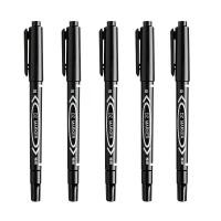 ราคา ปากกามาร์คเกอร์ มาร์คเกอร์เขียนซีดี สำหรับเขียนซองพลาสติก 2 หัว สีดำ สีแดง สีน้ำเงิน กันน้ำ ไม่หลุดไม่ลอก (21913220218)