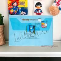 ราคา แฟ้มใส่เอกสาร แฟ้มกระดุม ลายการ์ตูน ขนาด F4 มีให้เลือก 4 สี คละลายนะคะ (21543606732)