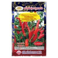 ราคา เมล็ดพริกขี้หนู ลูกผสม แชมป์เปี้ยนฮอท 44 F 1 Hot Pepper MT F1 11 ตราภูเขาทอง เมล็ดพริก เมล็ดพันธุ์พริก เมล็ดพันธุ์พริกขี้หนู (20135208400)