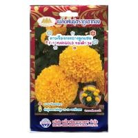 ราคา เมล็ดดอกดาวเรืองกระถาง ลูกผสม ทองคำ34 F 1 Marigold MT FW 37 เมล็ดดอกดาวเรือง เมล็ดดอกไม้ เมล็ดพันธุ์ดอกไม้ เมล็ดพันธุ์ดอกดาวเรือง ตราภูเขาทอง (20140466266)