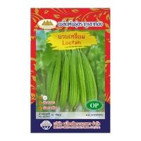 ราคา เมล็ดบวบเหลี่ยม Loofah MT OP 034 ตราภูเขาทอง เมล็ดพันธุ์บวบเหลี่ยม บวบเหลี่ยม เมล็ดพันธุ์ผัก เมล็ดผักสวนครัว (20123373845)